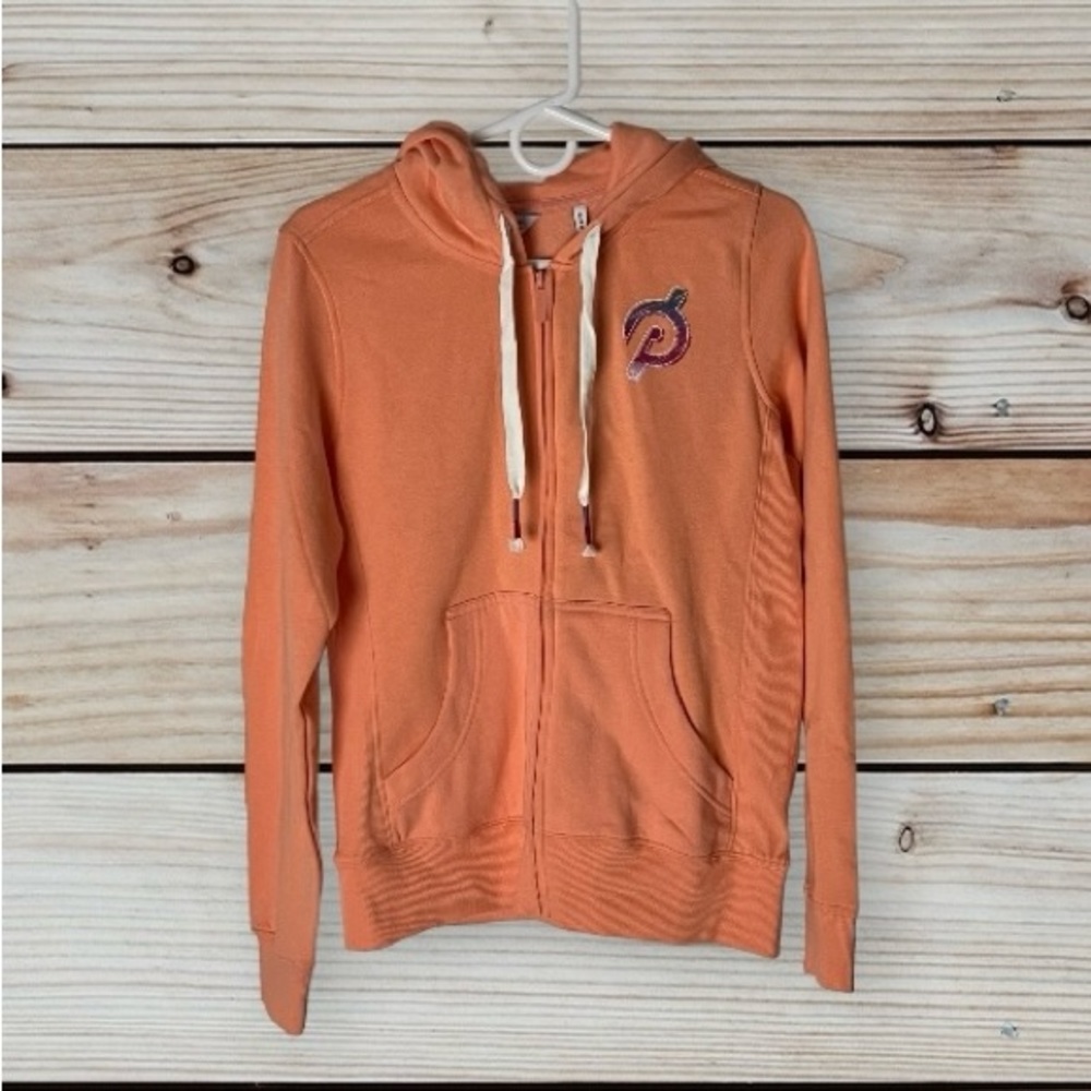 NWT Women’s Peloton Ultimate Lightweight Full Zip‎ Up Hoodie Size Small Coral